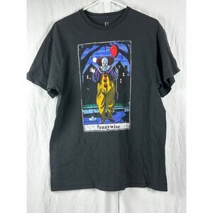 Pennywise The Clown Large T-Shirt Tarot‎ Card IT  Movie Stephen King